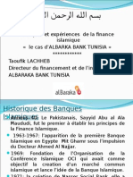 Cas d'ALBARKA BANK TUNISIA