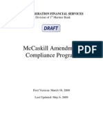 NGFS McCaskill Amendment Compliance Program Manual V2
