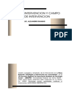 Intervencion y Campo de Intervencion - Alejandro Raggio