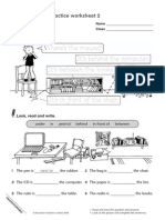 It's Behind The Computer. Where's The Mouse?: Grammar Practice Worksheet 2 6