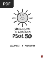 Estatuto e Programa Do PSOL (PDF)
