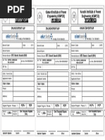 Bank Deposit Slip of Askari Bank