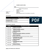 CV Isabel Contreras