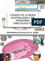 Aborto Hiperemesis Gravidica y Hemorragia en Puerperio