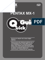 Manual Guía Rápida Pentax MX-1 Español