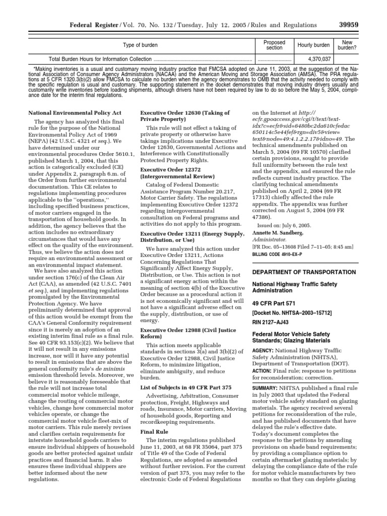 rule-motor-vehicle-safety-standards-glazing-materials-low-speed