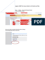 Using Share Point Designer 2007 for Mass Check in of Check Out Files