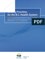 Setting Priorities BC Health Feb14