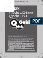 Guía rápida Pentax Optio WG-1