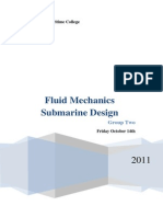 Fluid Mechanics: Submarine Design
