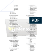 Recently Asked MCQS - Part 1-4