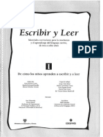 I-ESCRIBIR Y LEER. de Cómo Los Niños Aprenden A Escribir y Leer I. EDELVIVES