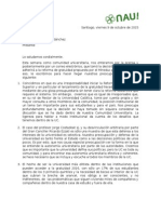 Declaración Propuesta de Gratuidad en La UC