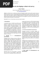 E-Survey Reporting Guide | PDF | Survey Methodology | Http Cookie