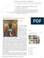 Le Combat de ST Tikhon de Zadonsk