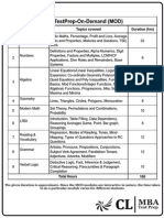 MBA Test Prep on Demand(MOD) 6