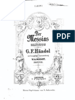 Haendel - Der Messias - Mozart Score