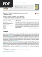 The Role of Social Media in Local Government Crisis Communications