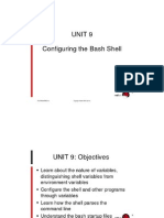 Unit 09 (Configuring The Bash Shell)