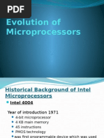 Evolution of MicroProcessor