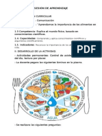 Los alimentos en nuestra vida.