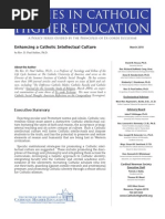 Download Enhancing a Catholic Intellectual Culture by Center for the Study of Catholic Higher Ed SN28463350 doc pdf