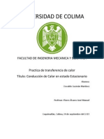 Conducción del calor en estado estacionario