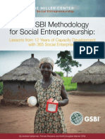 GSBI Methodology For Social Entrepreneurship