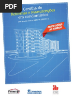 Cartilha de Reforma e Manuteção Em Condominio