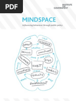 MINDSPACE: Influencing Behaviour Through Public Policy