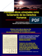 Principios Eticos Universales Como Fundamento de Los Derechos Humanos