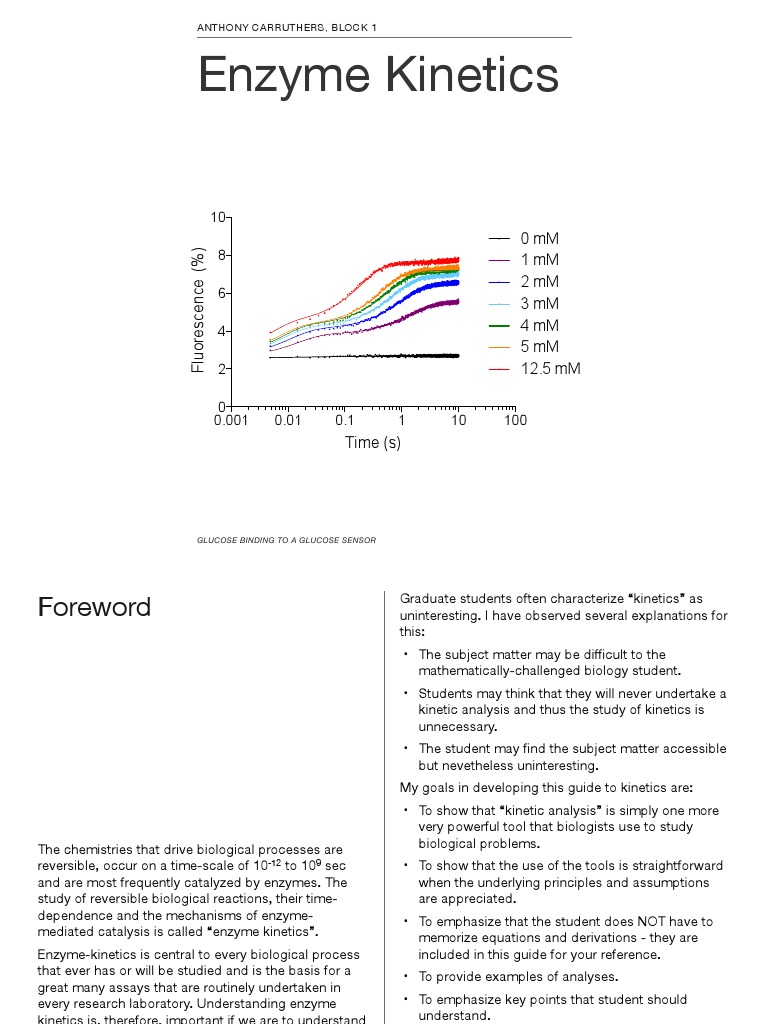 (Enzymes) PDF Chemical Equilibrium Chemical Reactions