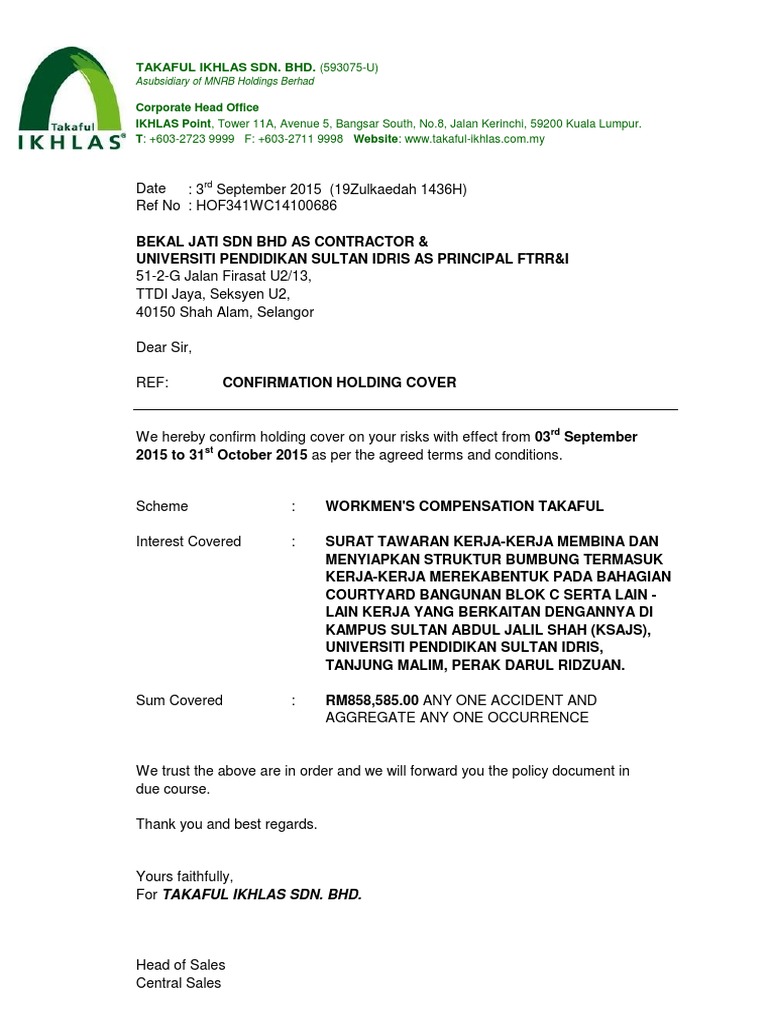 Takaful Ikhlas Sdn Bhd