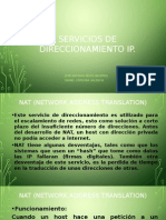 Servicios de Direccionamiento Ip