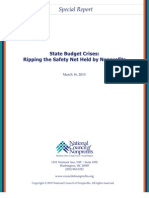 State Budget Crises: Ripping The Safety Net Held by Nonprofits