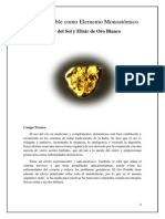 El Oro Potable Monoatomico