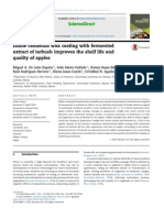 Edible Candelilla Wax Coating With Fermented Extract of Tarbush Improves The Shelf Life and Quality of Apples