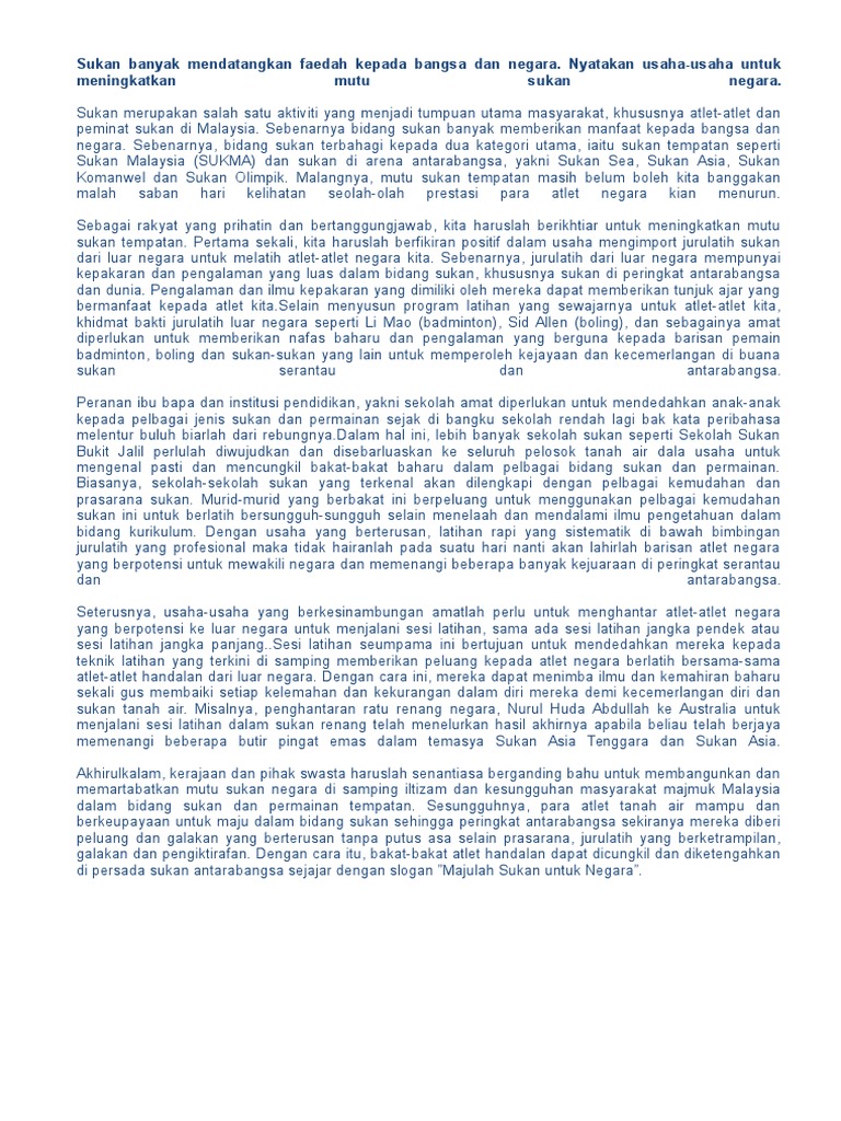 Mutu Sukan Pdf