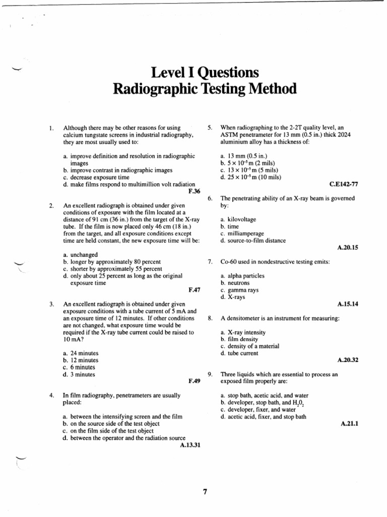 RT Level 1 2 Q A With Answers | PDF