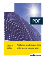 Productos y Soluciones para Sistemas de Energía Solar