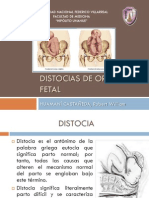 Distocias de Origen Fetal