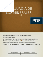  Metalurgia de Los Minerales