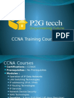 CCNA Training in Chennai - P2G Tecch