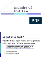 Economic Analysis of Torts