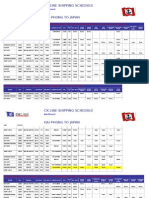 CK Line Shipping Schedule: Hai Phong To Japan