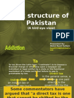 Tax Structure of Pakistan: (A Bird Eye View)