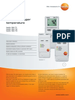 USB Data Logger Temperature: Testo 184 T1 Testo 184 T2 Testo 184 T3