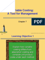 Variable Costing: A Tool For Management: Mcgraw Hill/Irwin