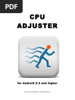 Manual CPU Adjuster