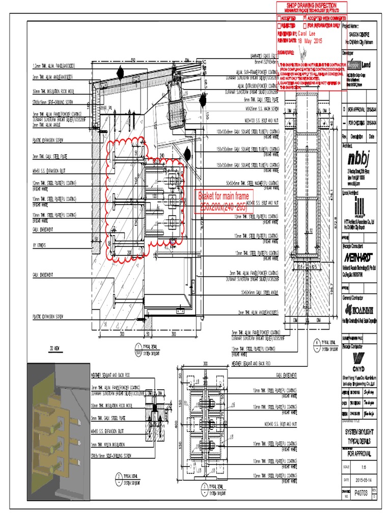 Shop Drawing Inspection Report | PDF